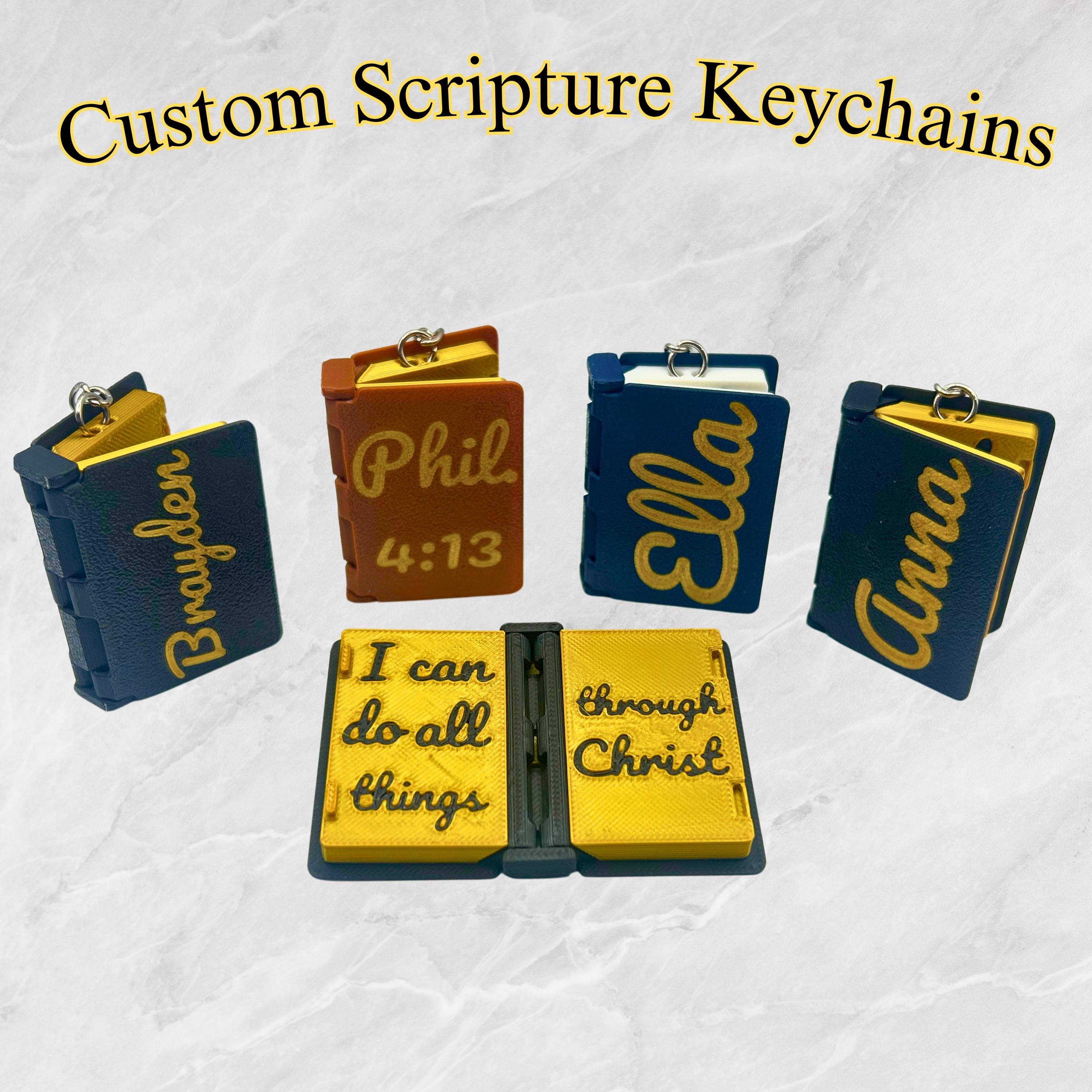 Personal Bible Keychain